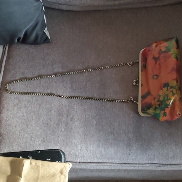 Patricia NASH Small Purse Potenaz Leather  Clutch Shoulder Bag Chain. Removable - Picture 4 of 13